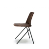 Kaki chair_rust_side Kakī chair indoor