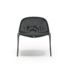 Edwin lounge chair black outdoor • outlet