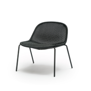 Edwin lounge chair black outdoor • outlet
