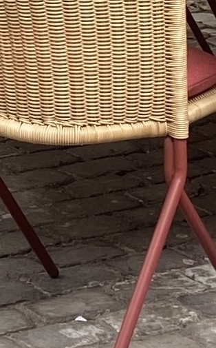 Kakī oxide PE wheat Kaki lounge chair | outdoor