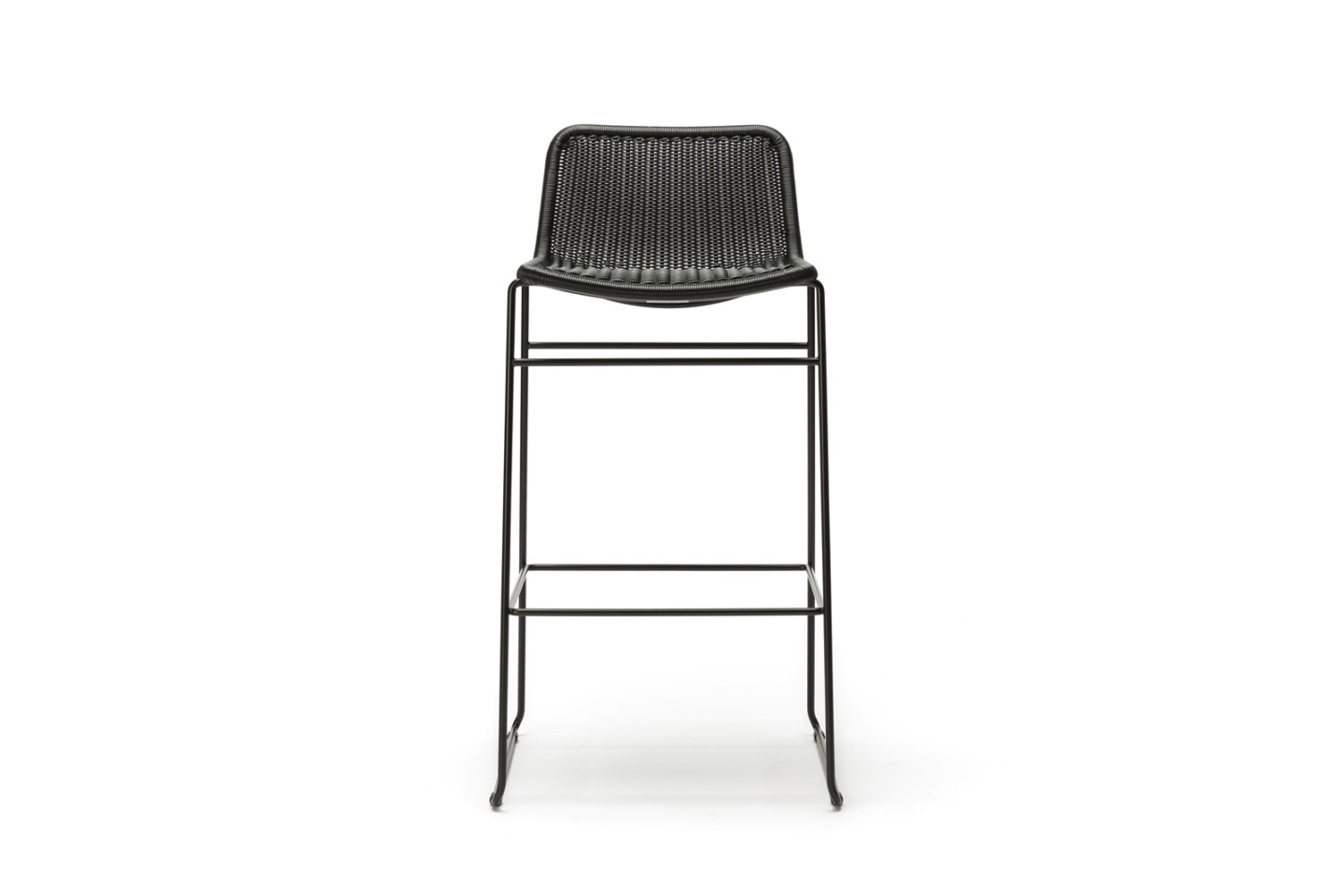 C607_Stool_SH750_BlackPoly_(Front) C607 stool (SH 66) outdoor • outlet